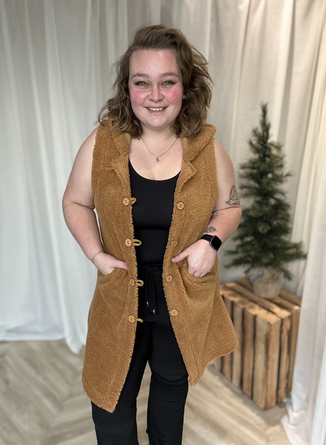 Gilet teddy (meerdere kleuren) N-2311