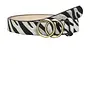 CARRASMI ZEBRA ANIMAL JEANS BELT ACC Black/ZEBRA