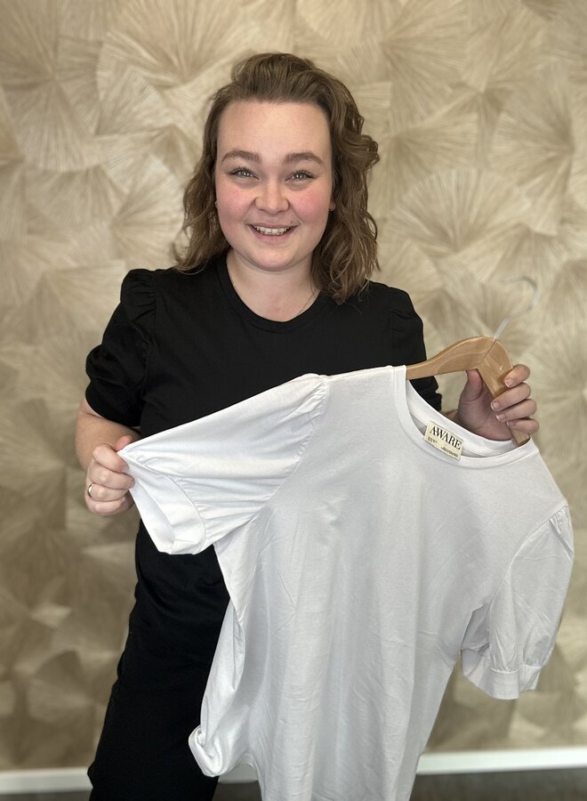 AWCKERRY 2/4 O-NECK TOP NOOS Black