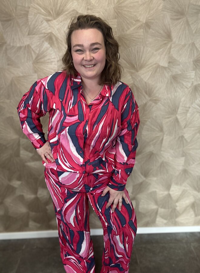 VMCVERA VIOLET HW WIDE PANT WVN GA CUR Jazzy/Violet