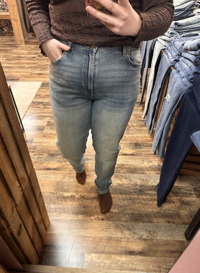 CARRILEY HW SLIM STRAIGHT BOX DNM Medium Blue Den/TINT