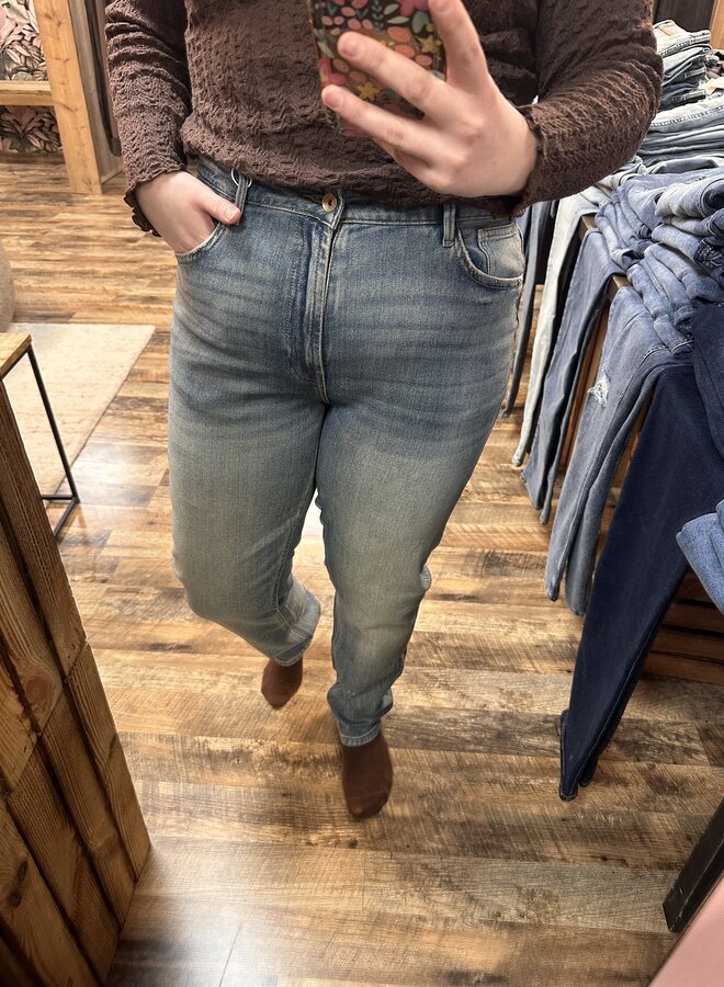 CARRILEY HW SLIM STRAIGHT BOX DNM Medium Blue Den/TINT