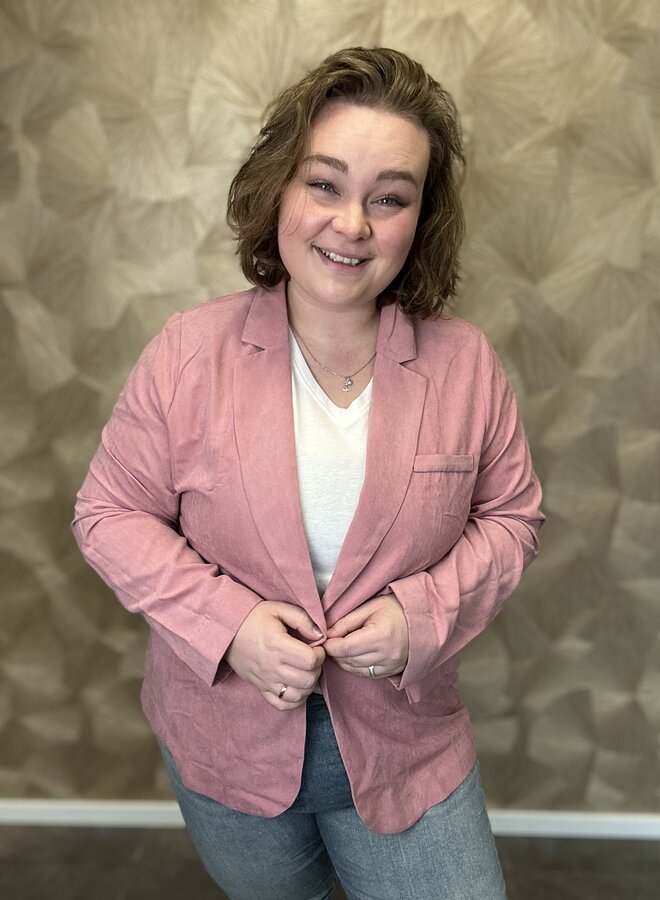 VMKARTER LOOSE BLAZER  TLR  EXP CUR Renaissance Rose