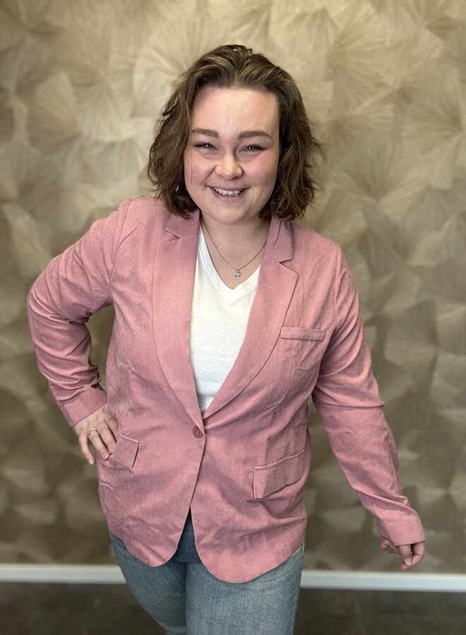 VMKARTER LOOSE BLAZER  TLR  EXP CUR Renaissance Rose