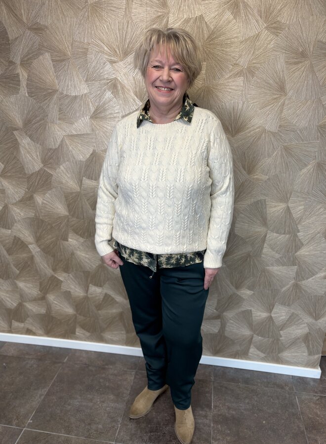 VMCARIES LS O-NECK CABLE PULLOVER BF CUR