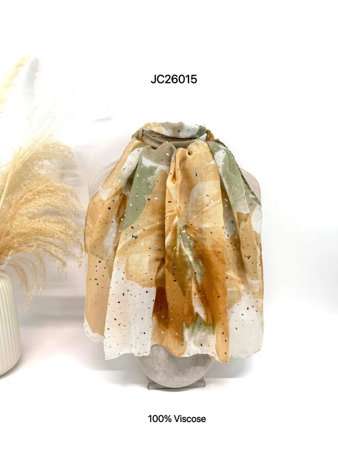 Sjaal Aquarell Glitters (meerdere kleuren)