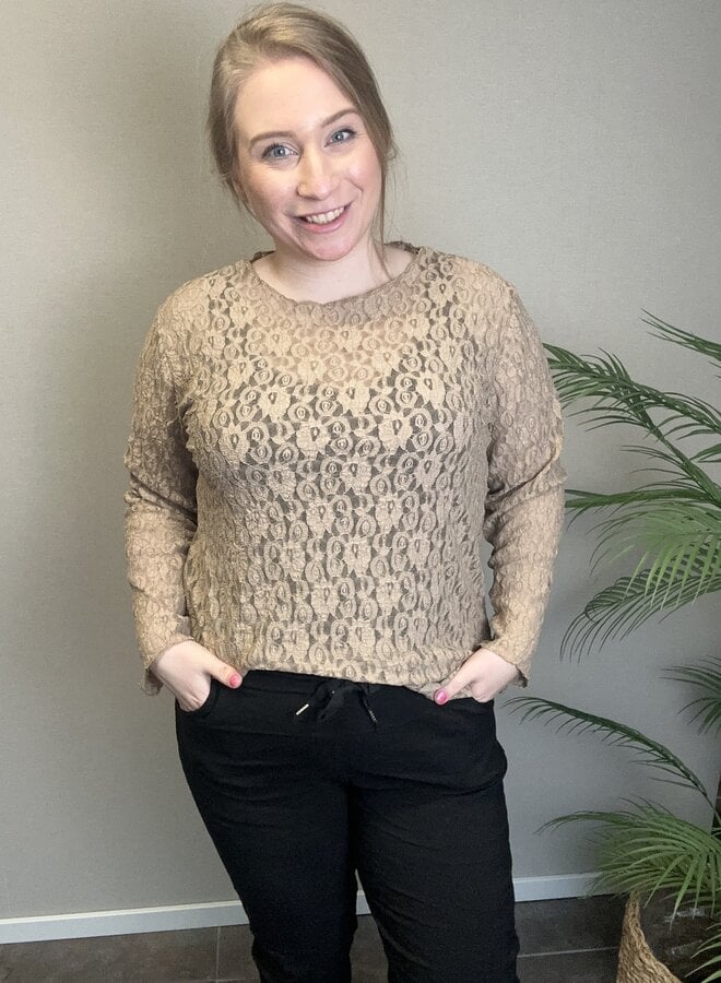 Kanten top Barcelona  (Meerdere Kleuren)