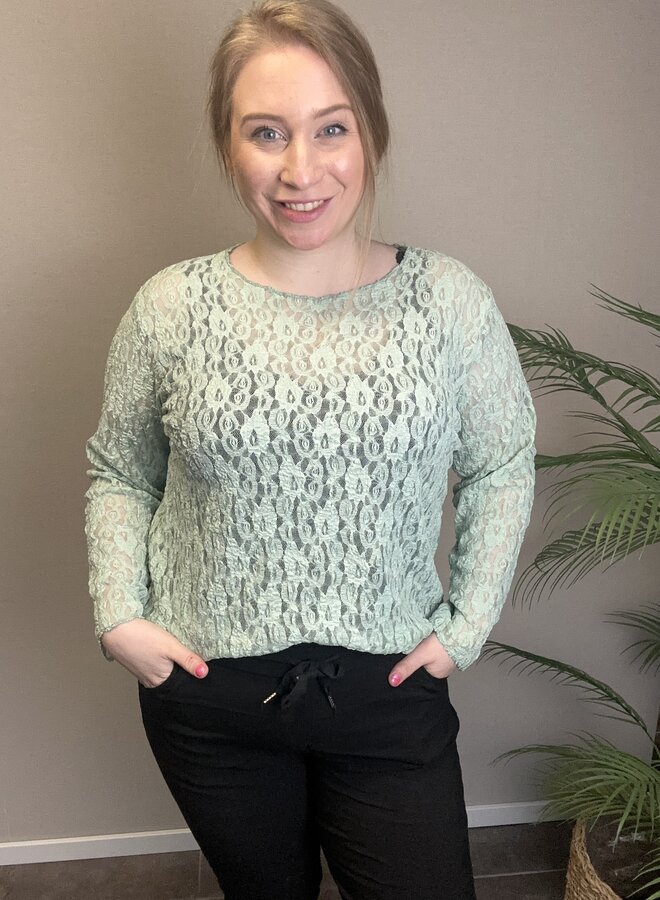 Kanten top Barcelona  (Meerdere Kleuren)