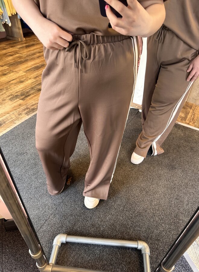 PCTRACK SS OVERSIZED TEE JRS BC QX Coffee Quartz