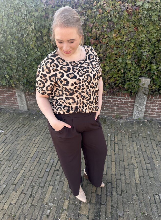 CARSTILLA ONE PANT JRS NOOS Black Coffee lengte 34