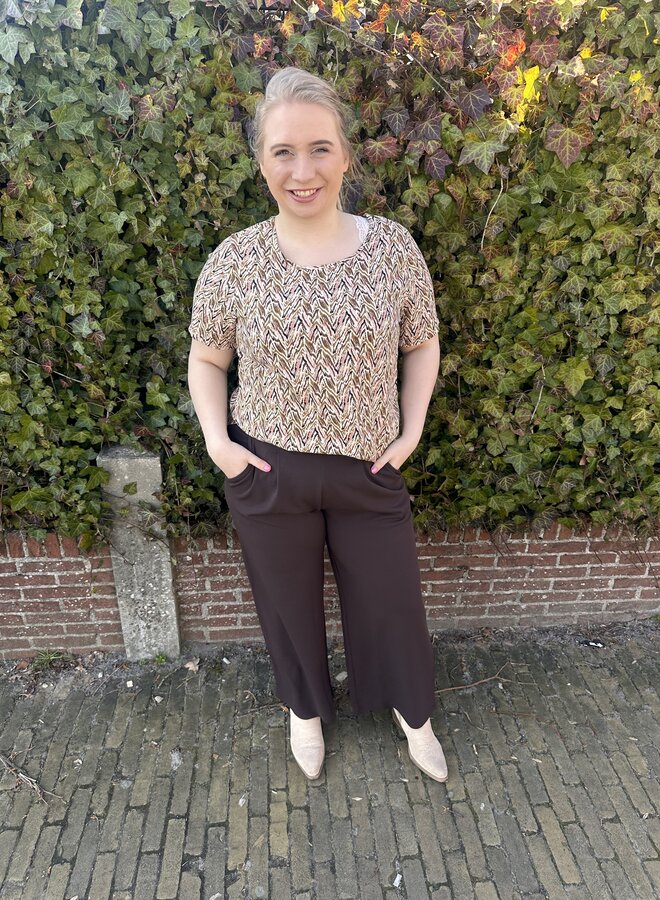 CARSTILLA ONE PANT JRS NOOS Black Coffee lengte 32