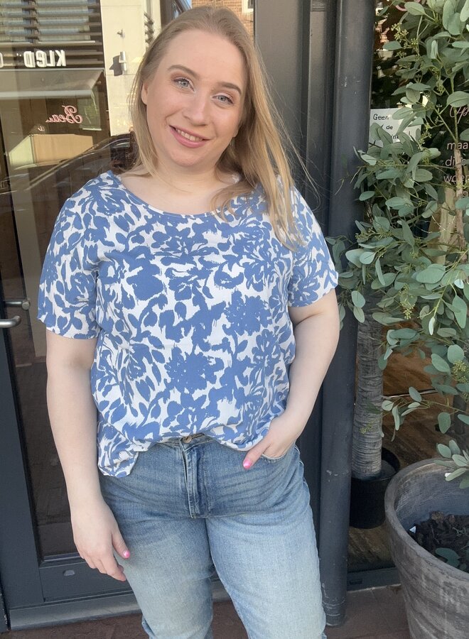 CARVICO LIFE S/S TOP VIS WVN Riviera/FOREST FLO