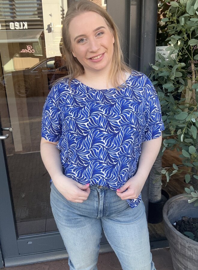 CARVICO LIFE S/S TOP VIS WVN Blueprint/DREAMY LEA