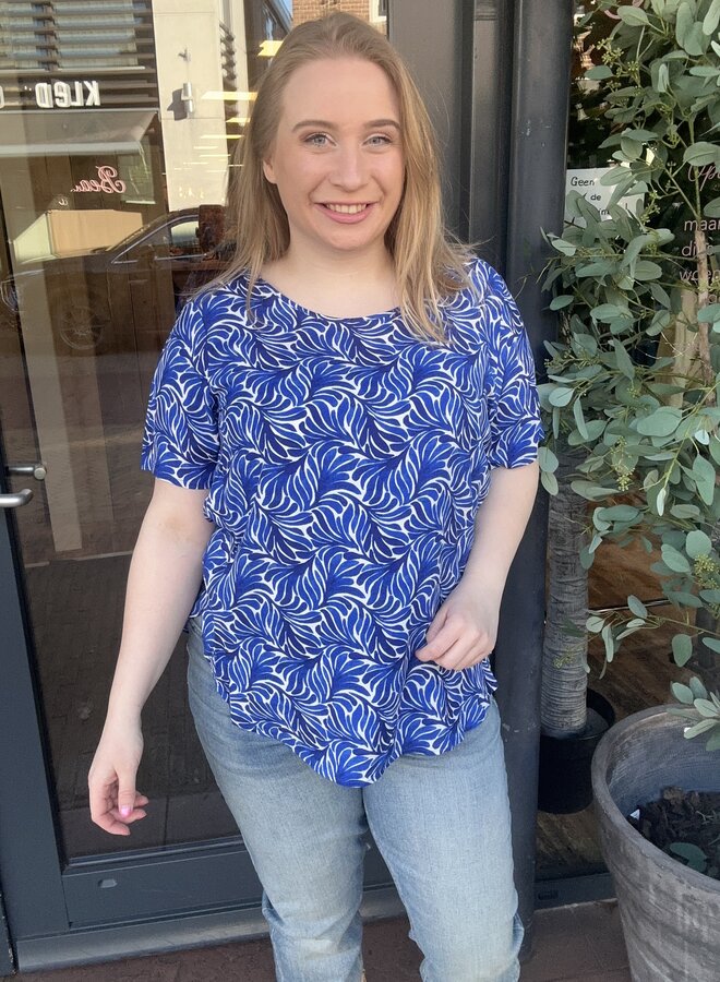 CARVICO LIFE S/S TOP VIS WVN Blueprint/DREAMY LEA