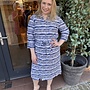 CARHAVANA 3/4 SHIRT CALF DRESS AOP Ultramarine/GRAPHIC WA
