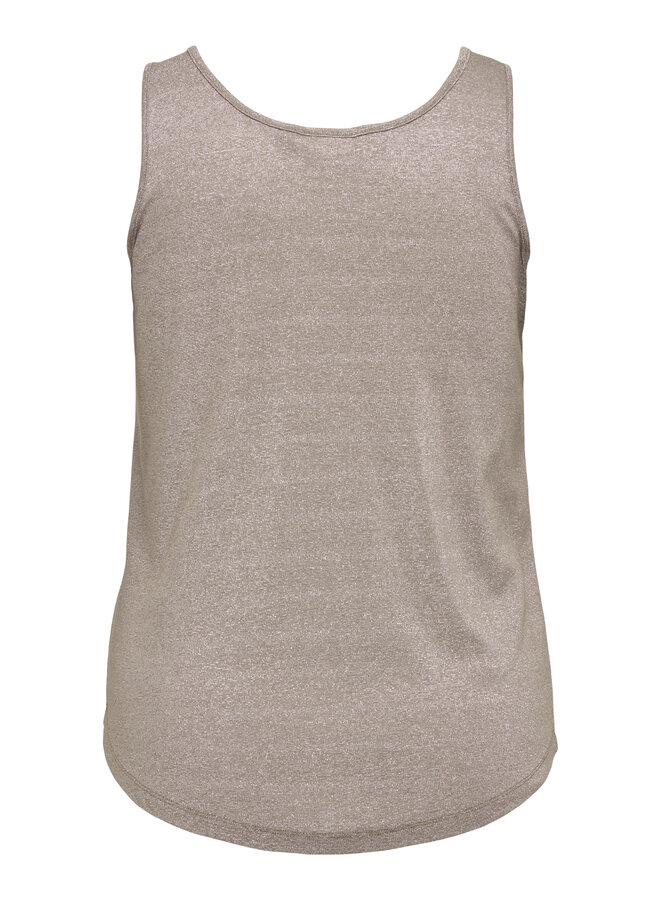 CARMELODI O-NECK TANK TOP JRS Toasted Coconut