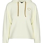 PCCHILLI LS HEART HOODIE NOOS BC White Pepper/GOLD