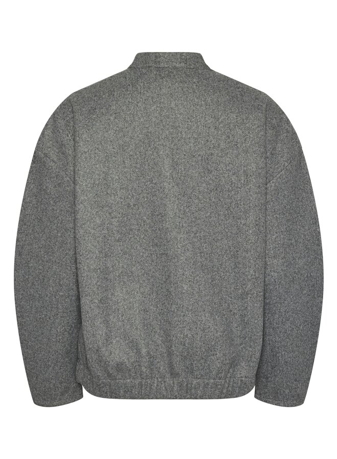 PCDEBBIE LS BOMBER JACKET NOOS Light Grey Melange