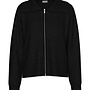 PCMALOU LS ZIP KNIT CARDIGAN NOOS BC Black