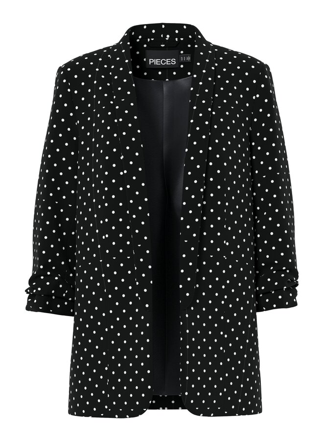 PCBOSELLA 3/4 PRINTED BLAZER NOOS BC Black/NEW DOT