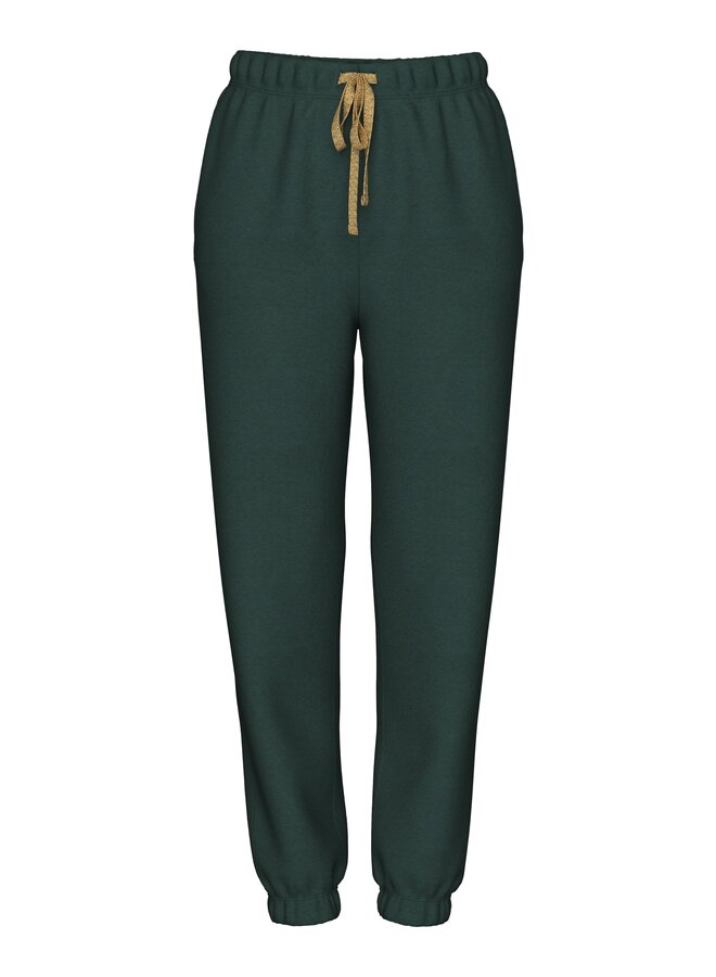 PCCHILLI HW HEART SWEAT PANTS NOOS BC Darkest Spruce/GOLD HEART