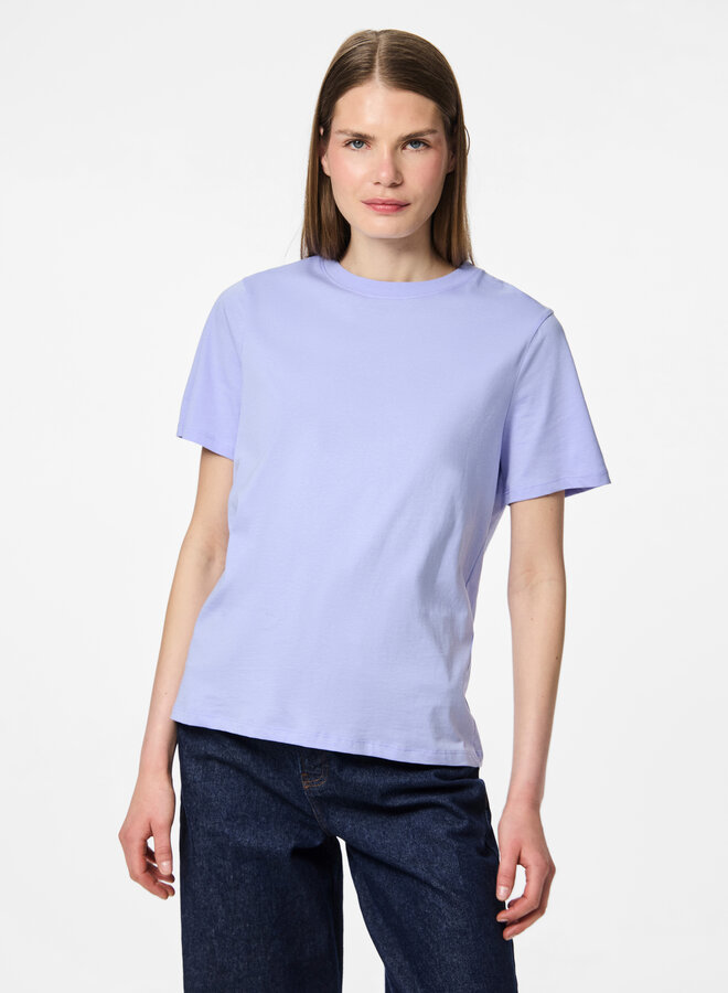 PCRIA SS SOLID TEE JRS NOOS BC Baby Lavender