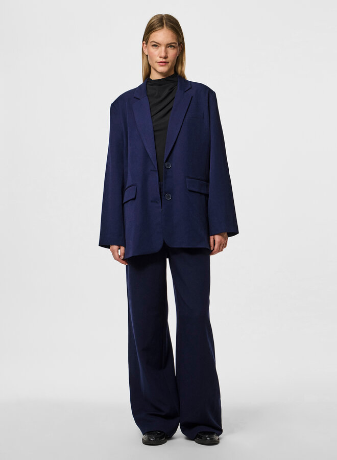 PCKAMIL LS LOOSE BLAZER NOOS Maritime Blue