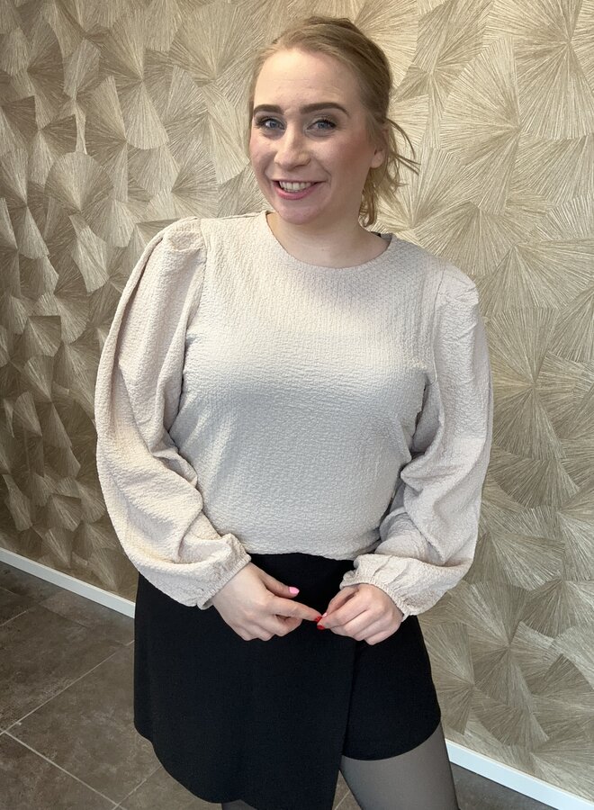 PCJAMAL LS O-NECK TOP NOOS JRS BC Silver Lining