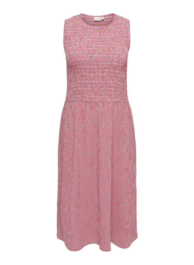 CARCELLE LIFE S/L SMOCK DRESS JRS Barbados Cherry/Cloud dance