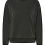 PCCHILLI LS WASHED LOOSE SWEAT NOOS BC Black/WASHED