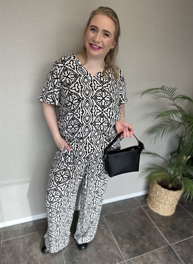 VMCMENNY HW WIDE PANTS WVN GA CUR Birch/Camille