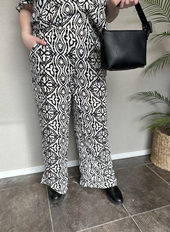 VMCMENNY HW WIDE PANTS WVN GA CUR Birch/Camille