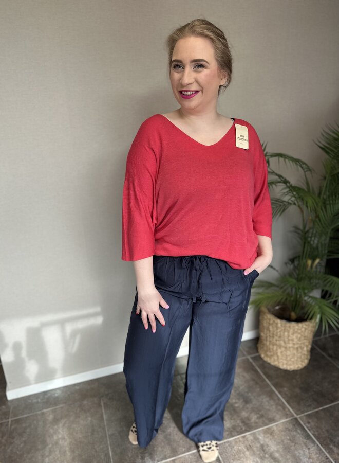 CARSANDY HW PANTS TLR Navy Blazer