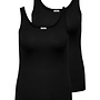 CARTIME LIFE TANK TOP 2 PACK NOOS Black/W. BLACK