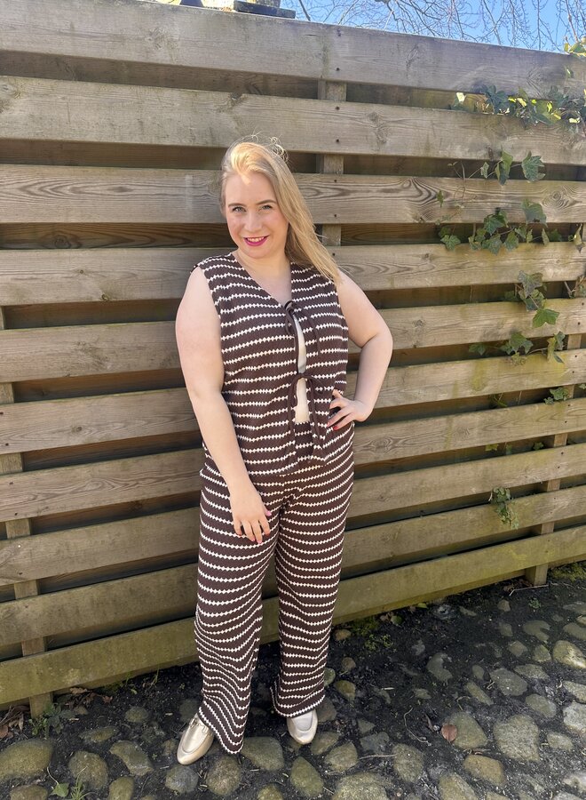 CAREVA STRIPE WIDE LEG PANT JRS Shopping Bag/Cloud dance