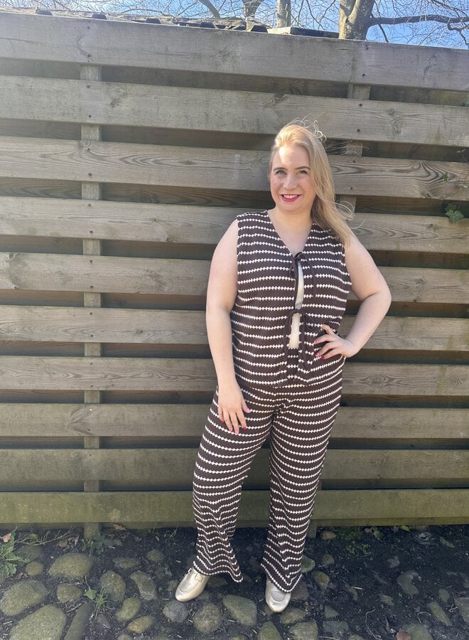 CAREVA S/L SHORT STRIPE VEST JRS Shopping Bag/Cloud dance