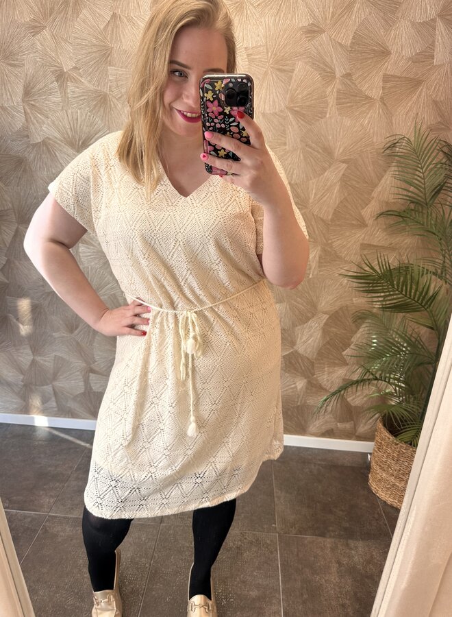 VMCMAYA CS SHORT V-N DRESS JRS CUR Birch