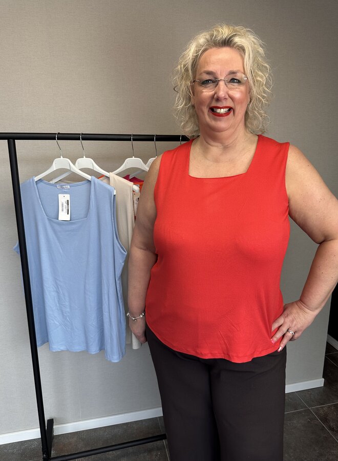 Top met vierkante hals Lotte (Meerdere Kleuren)