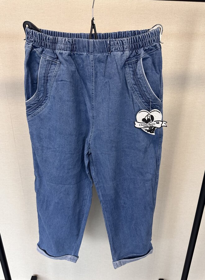 Cherry Berry Spijkerbroek Driekwart