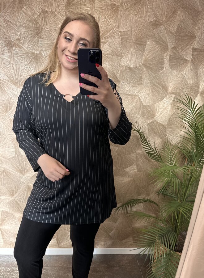 Tuniek C-2607 Pinstripe