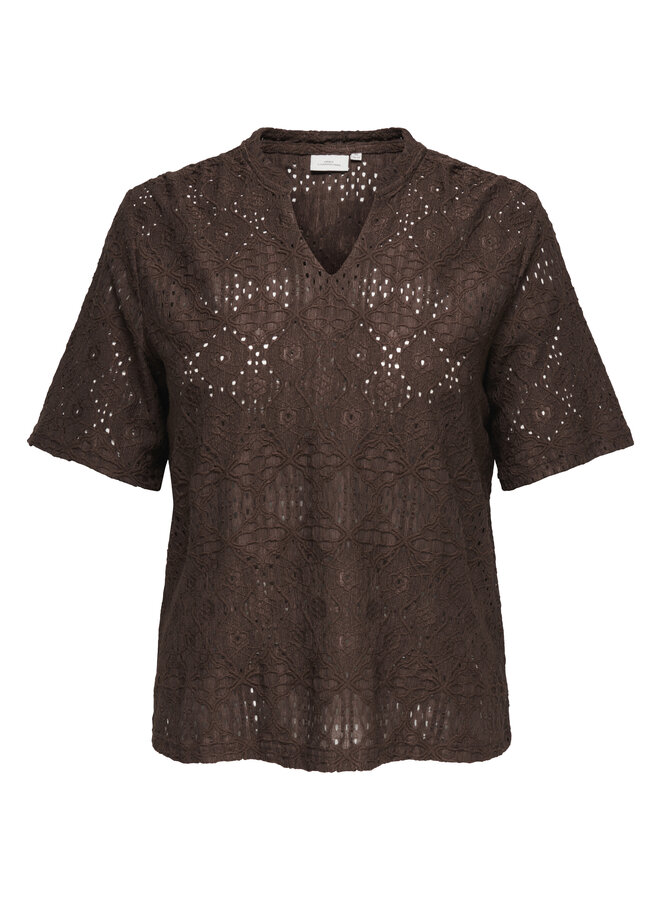 CARHELLEN S/S V-NECK BLOUSE JRS Shopping Bag