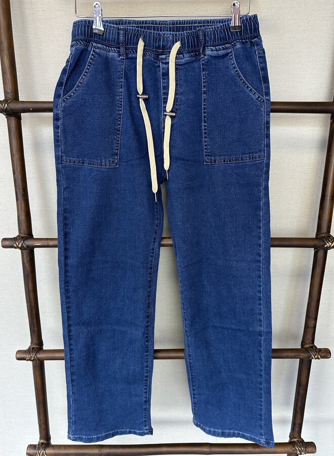 Broek Cherry Berry Y19017# Wide Leg