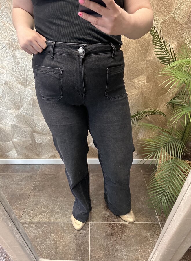 Jeans DJ2765 Grey wide leg