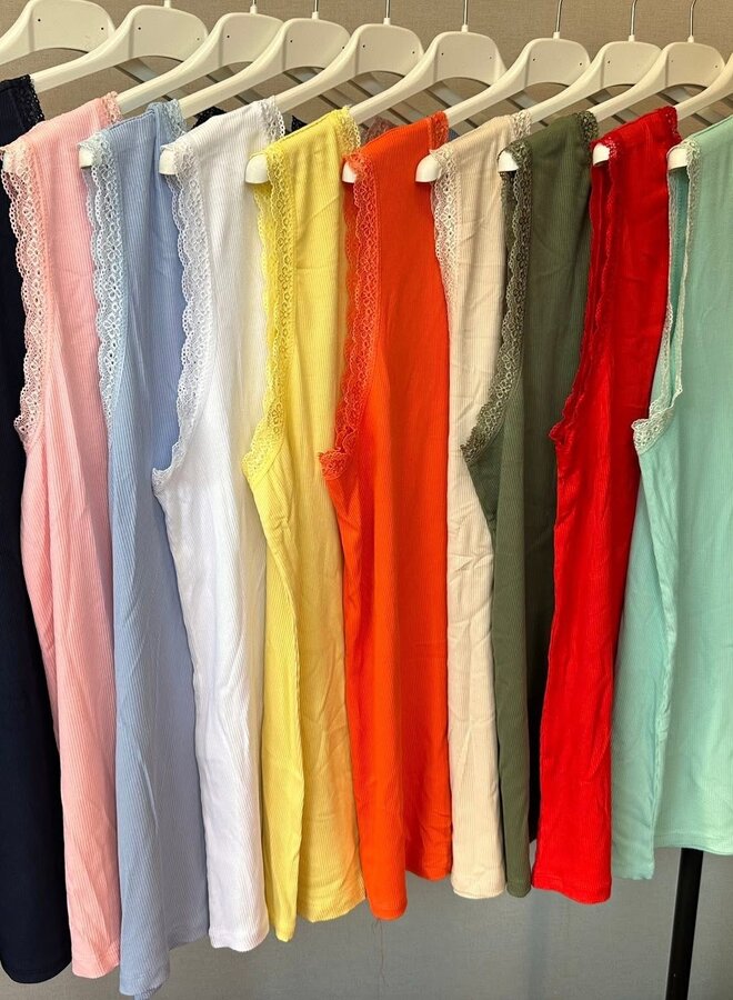 Top kant Elina (meerdere kleuren)