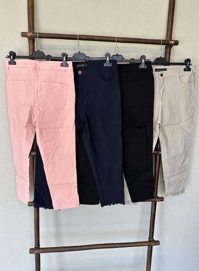 Cherry Berry Broek Driekwart Kant (meerdere kleuren)