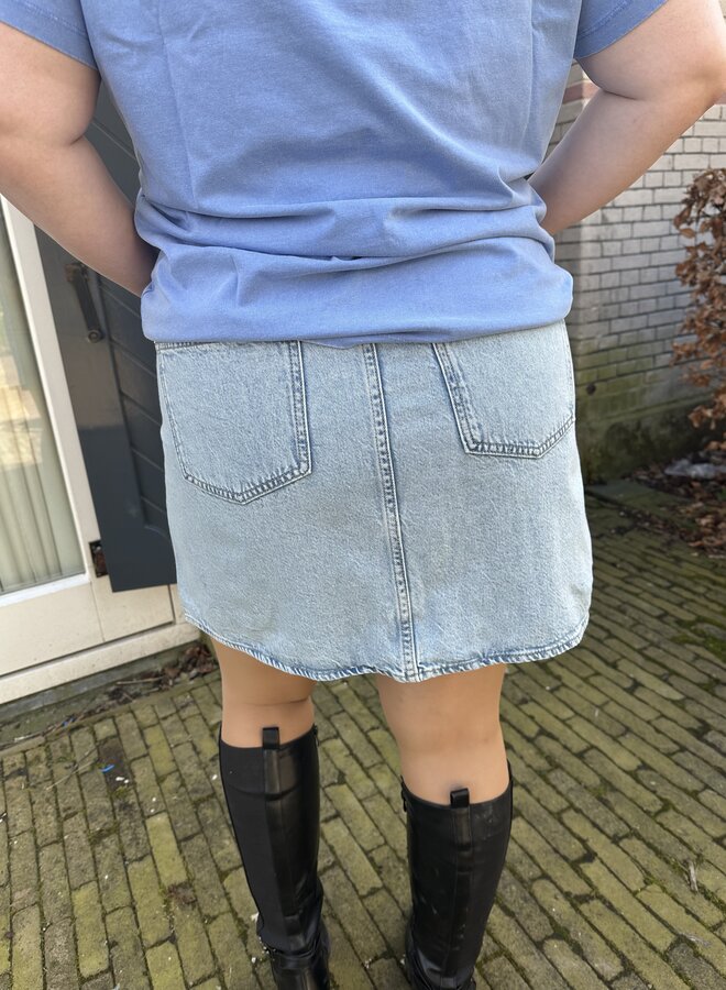CAREDEN A-SKIRT DNM PIM Light Blue Denim