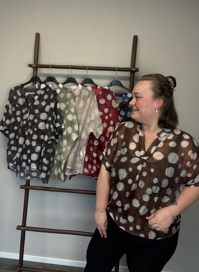 Blouse stip (meerdere kleuren)