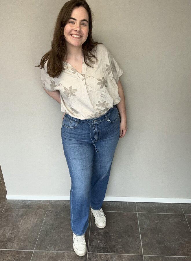 CARGIANNA MW STRAIGHT AZ751 DNM NOOS Medium Blue Denim ''34