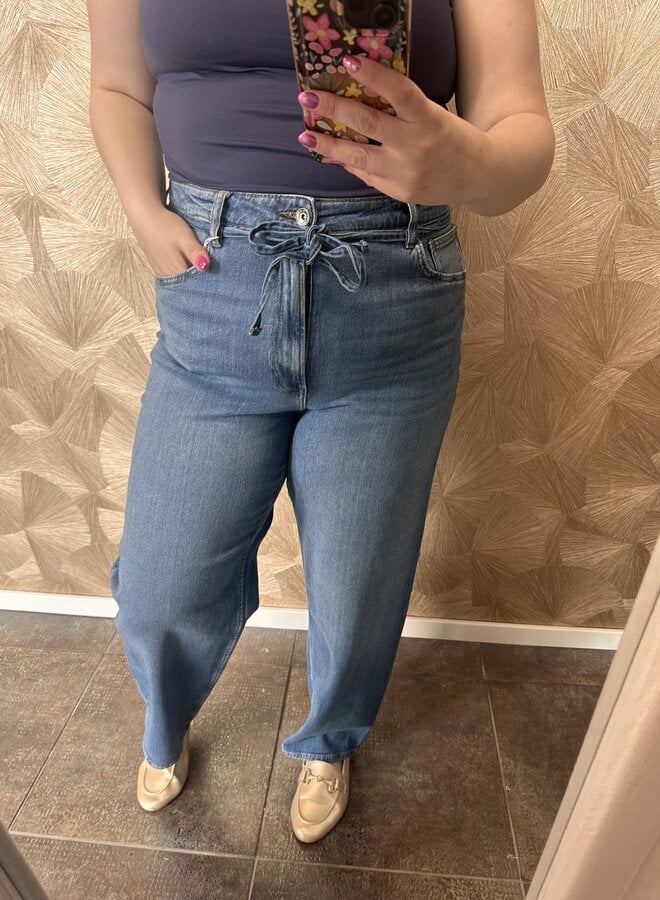 CARGIANNA MW STRAIGHT AZ751 DNM NOOS Medium Blue Denim ''34