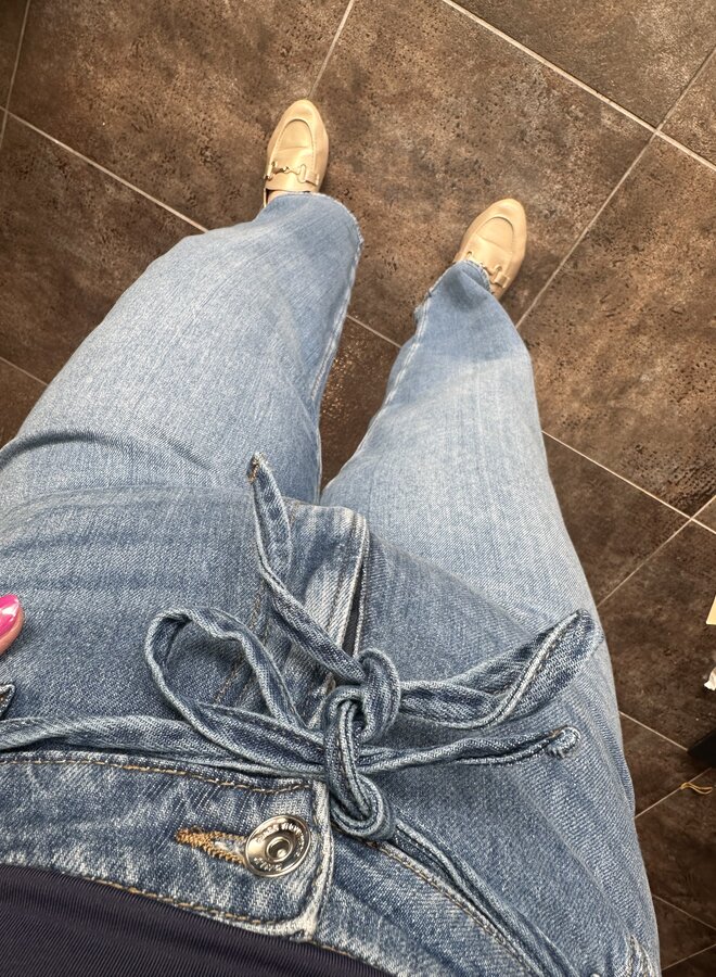CARGIANNA MW STRAIGHT AZ751 DNM NOOS Medium Blue Denim ''34